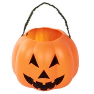 Halloween Round Pumpkin Basket